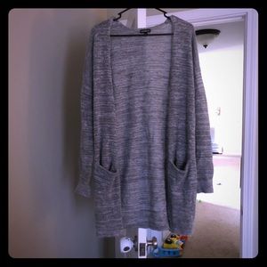 Express long cardigan with pockets